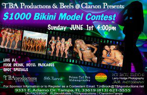 TBAproductions Summer Kick-Off Bikini Model Contest June 1st