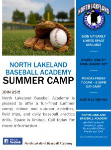 North Lakeland Baseball Summer Camp