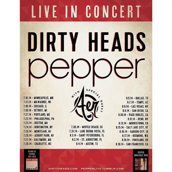 dirty pepper tour